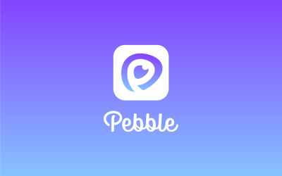 Pebble視覺社交產品Logo設計