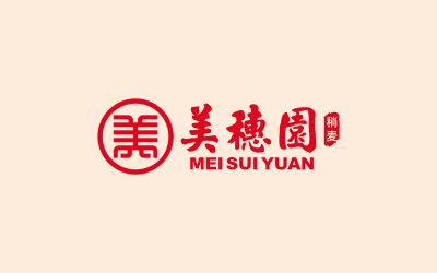 美穗园餐饮logo设计