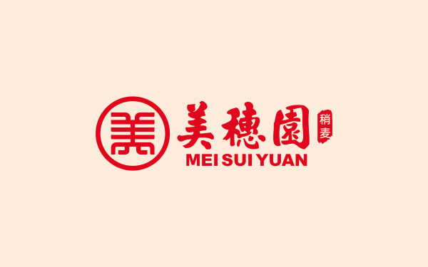 美穗园餐饮logo设计