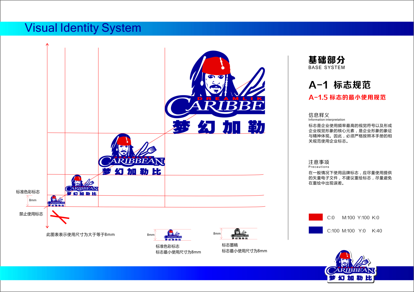 梦幻加勒比餐饮品牌VIS设计（8年前作品）图3