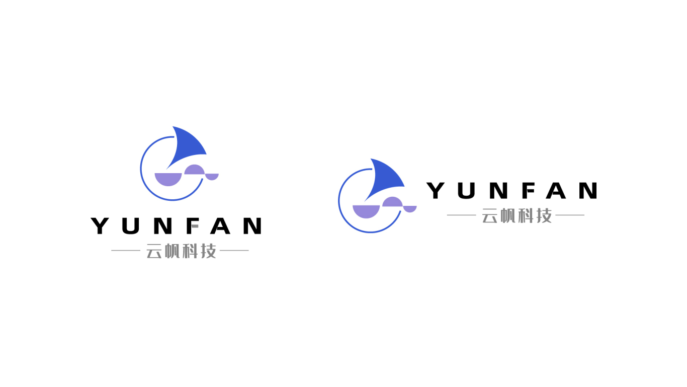 云帆科技公司logo设计图3