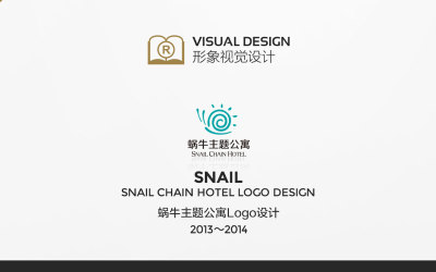 蜗牛主题公寓Logo设计