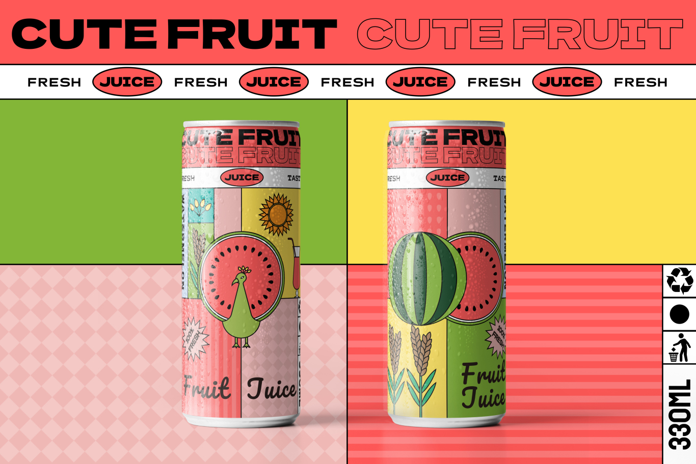 水果飲料系列包裝設計圖0