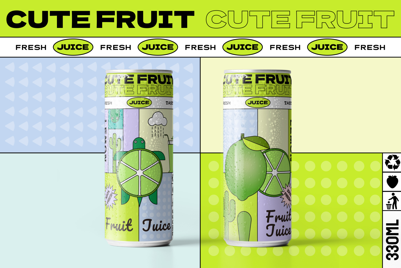 水果飲料系列包裝設計圖3
