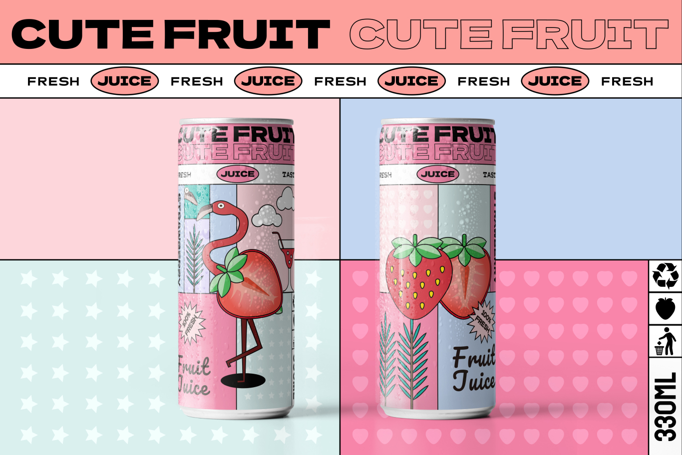 水果饮料系列包装设计图1