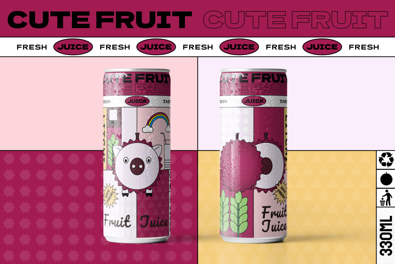 水果飲料系列包裝設計圖4