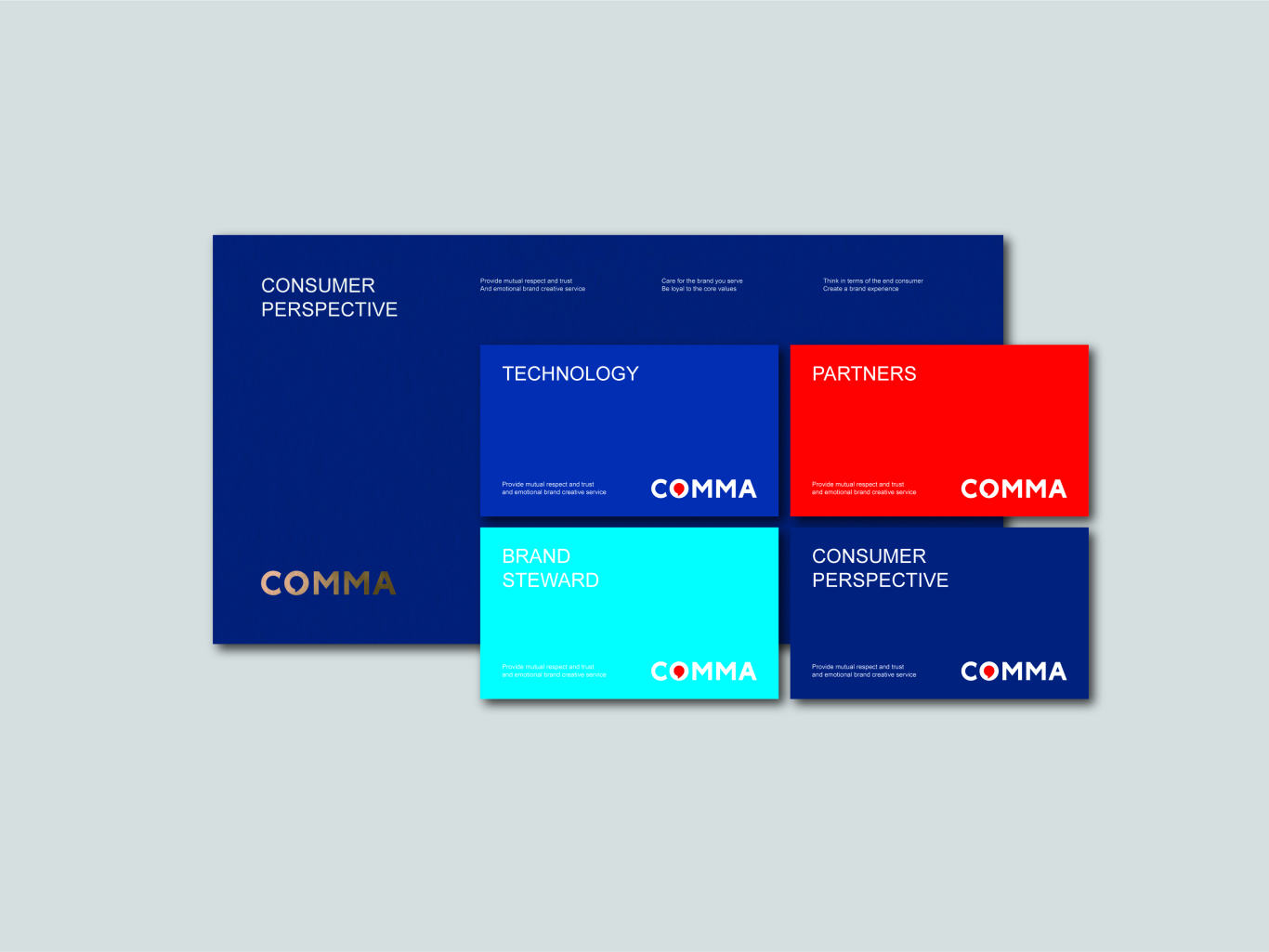 COMMA创意品牌形象设计图3