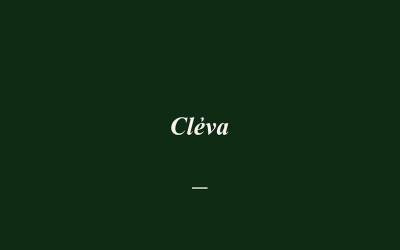 cleva logo及面膜包裝設計