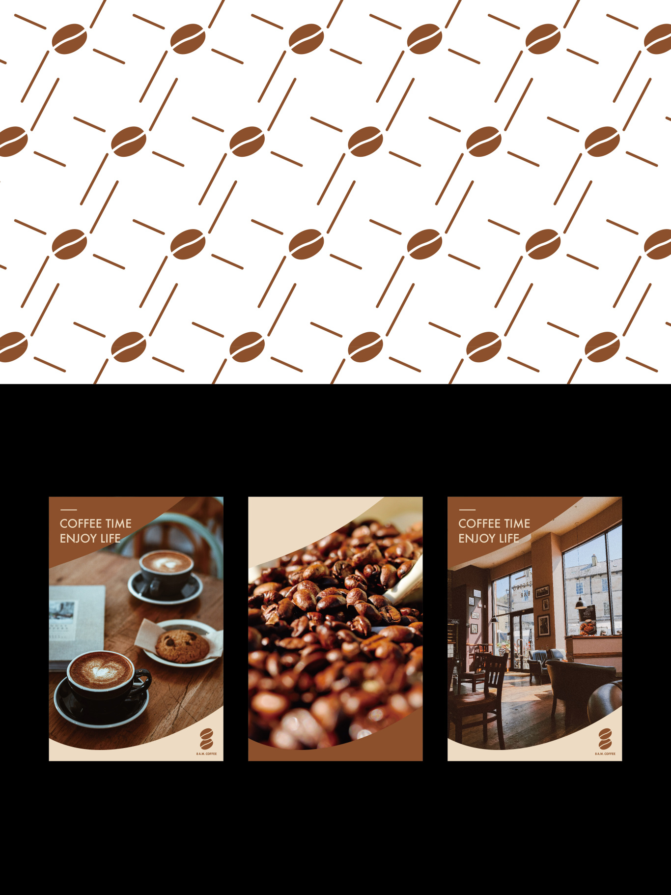 早8咖啡品牌logo設計圖2