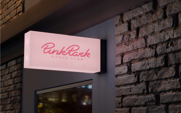 PinkPark酒吧logo設計