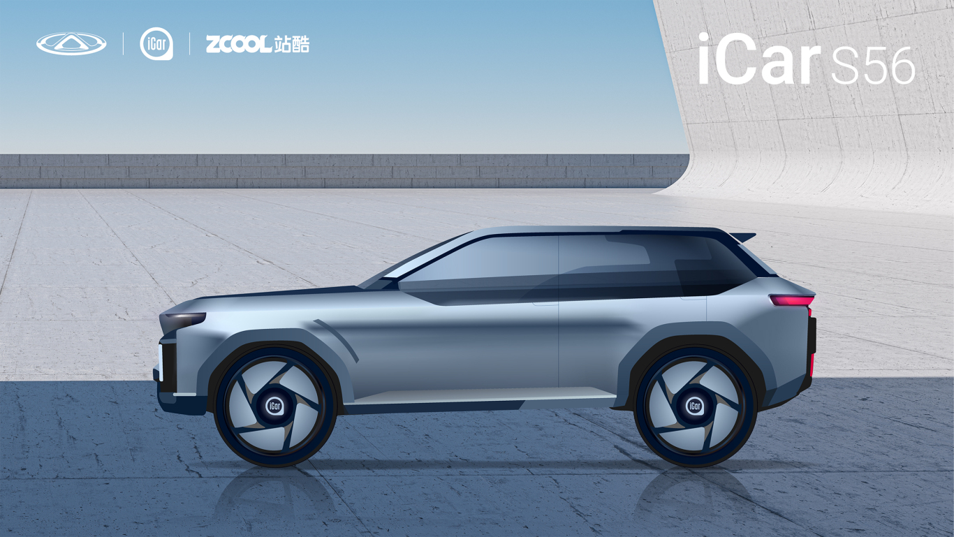 奇瑞iCar--純電動汽車外觀造型設計圖4