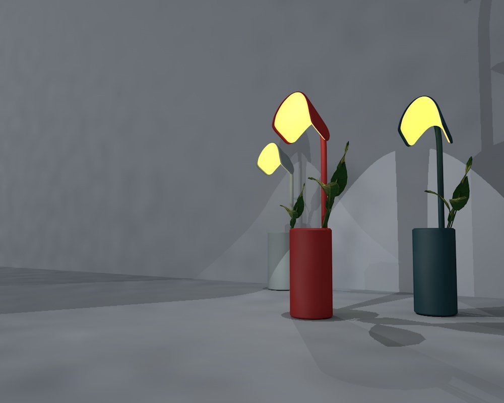 情感化灯具设计（插花与灯）图1