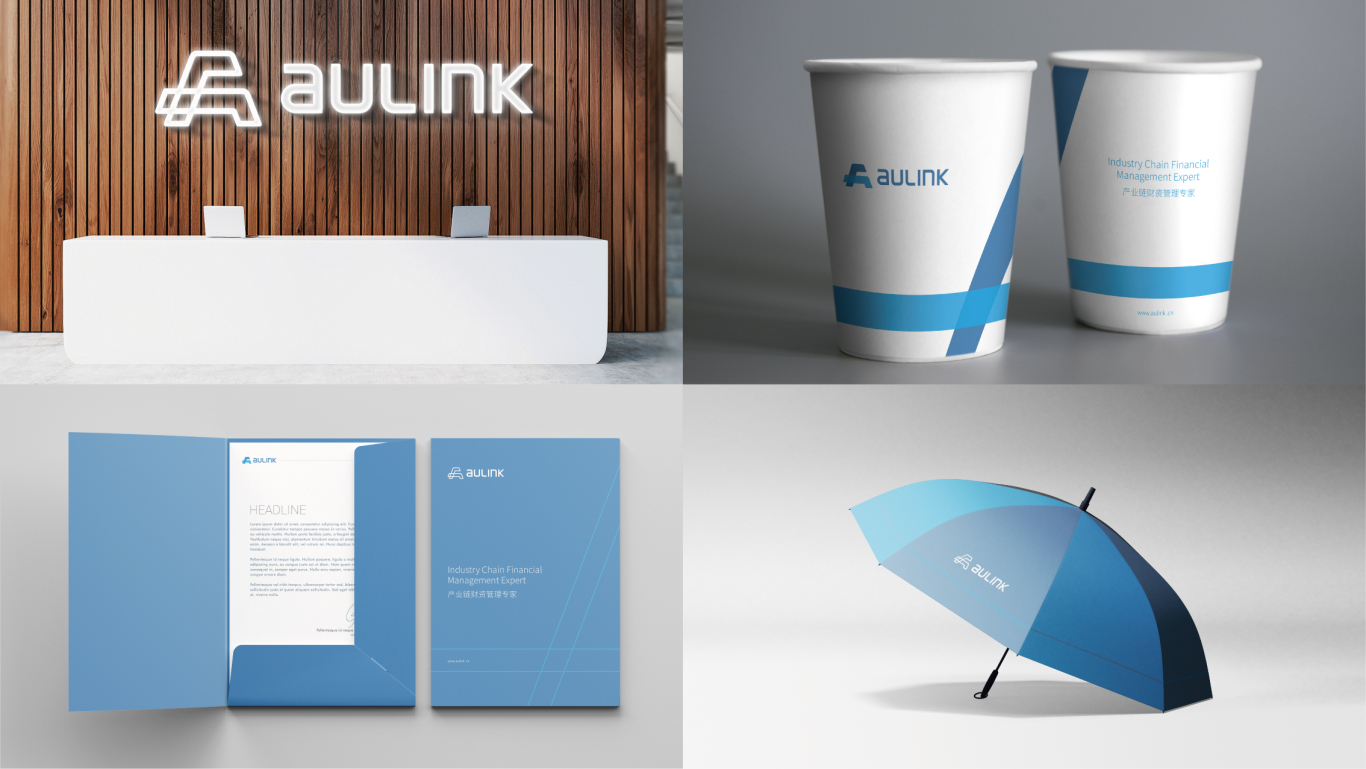 AULINK亚特链-创新金融科技机构品牌视觉图5