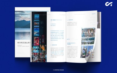 新华网四川文旅业务介绍手册设计