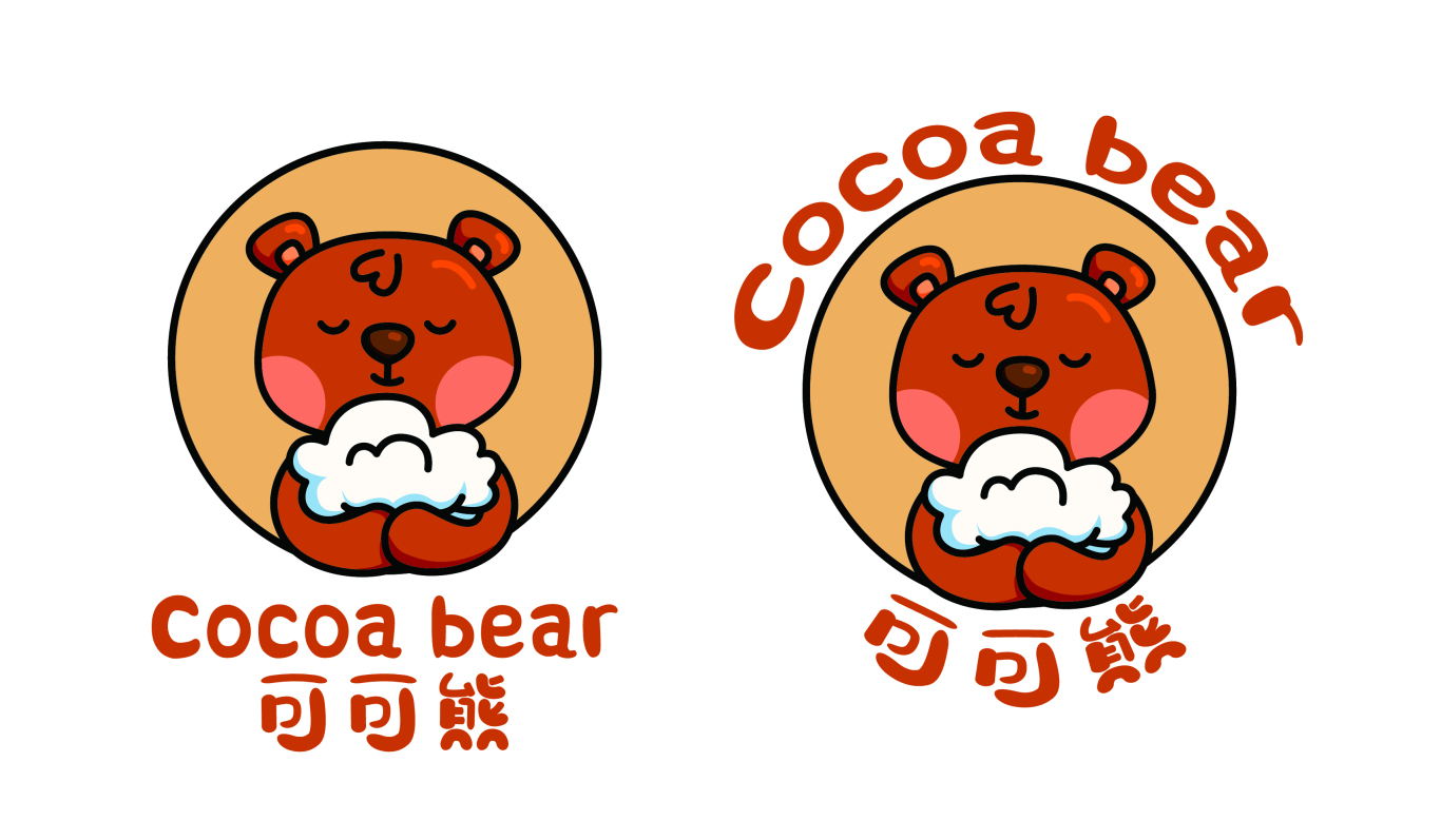 可可熊童装logo设计图3