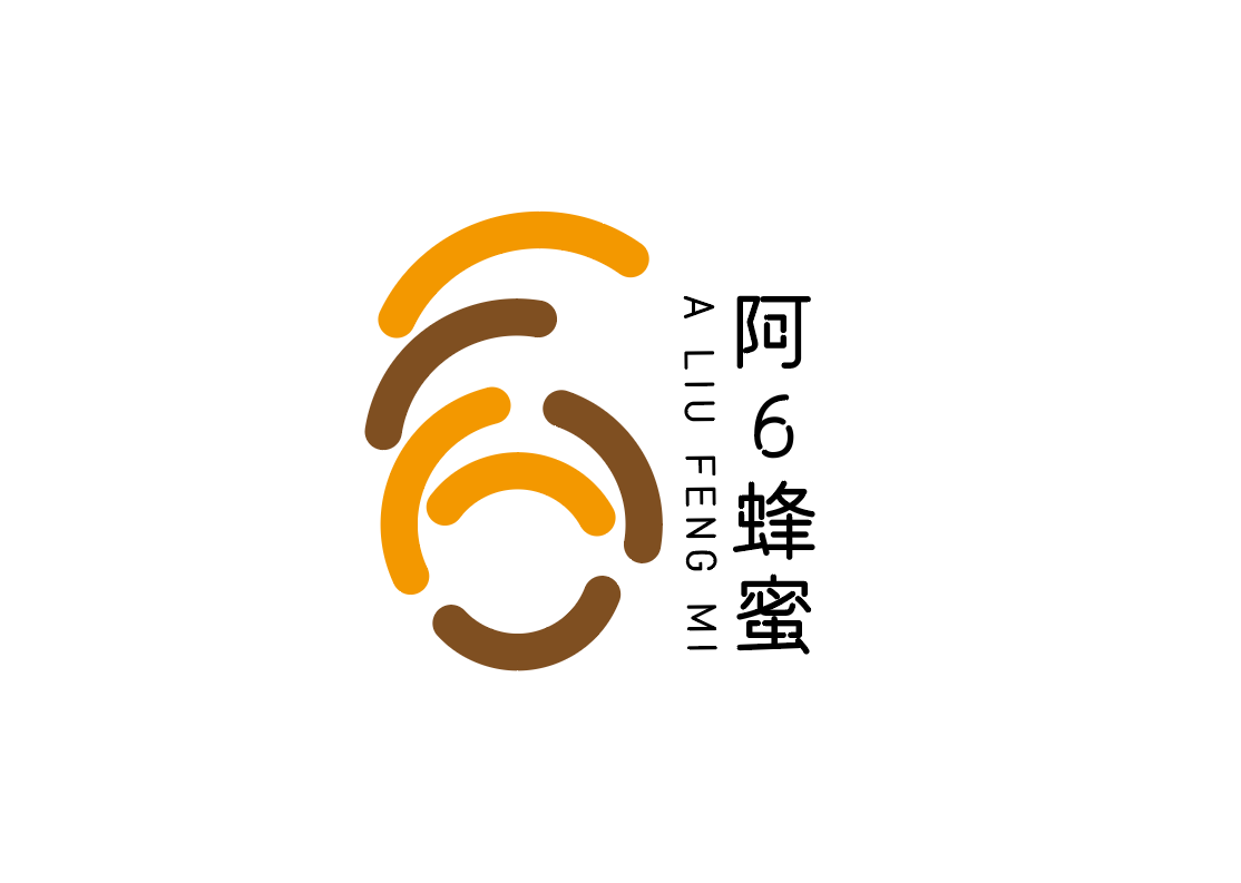 阿6蜂蜜品牌Logo设计图6