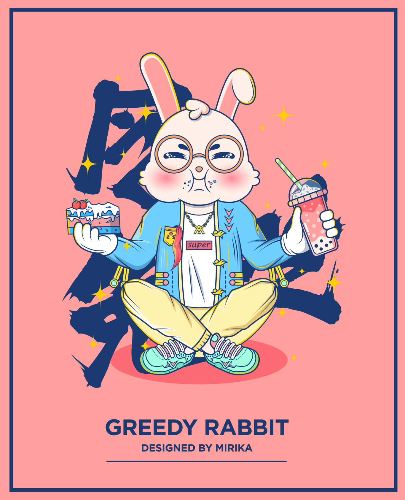 兔子同人系列插畫圖2