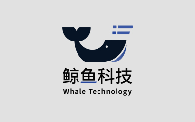 鲸鱼科技智能家居设备品牌标识设...