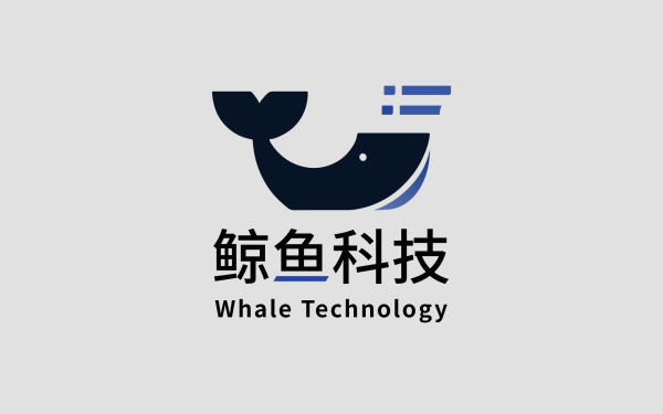 鯨魚科技智能家居設備品牌標識設計