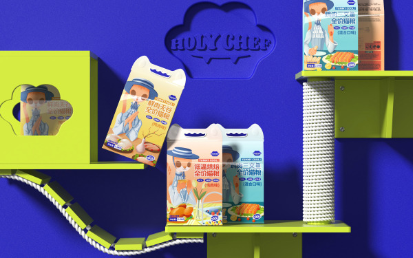HOLY CHEF寵物糧包裝設計-五藏者