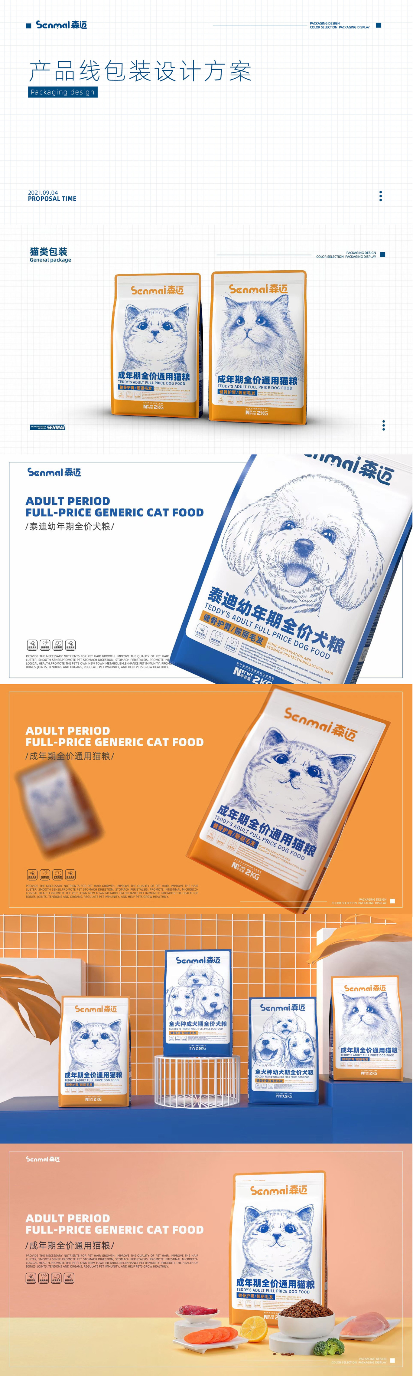 森邁-寵物食品包裝設計圖0