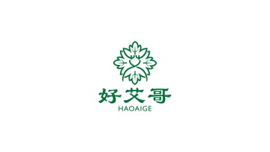 草本健康類品牌logo設計