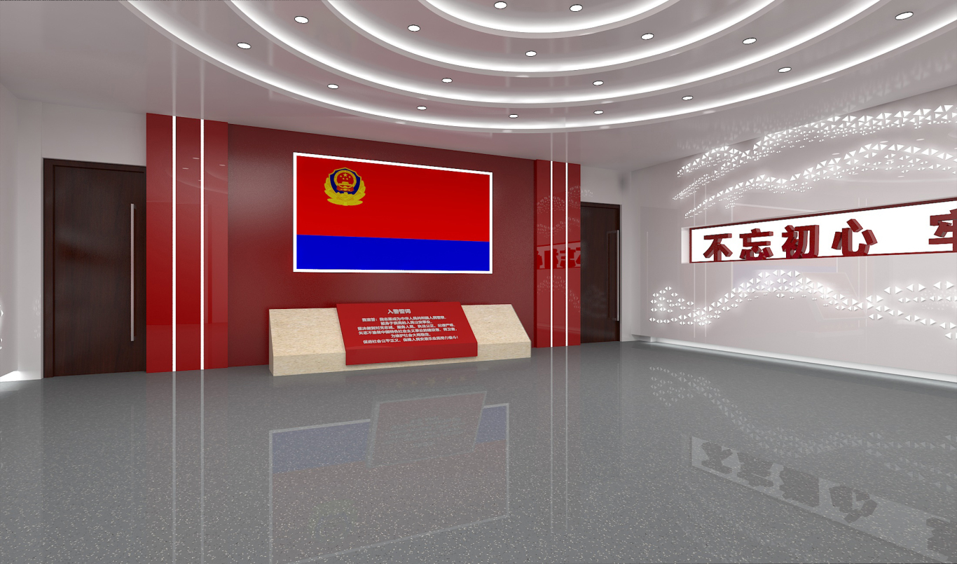 党政展厅红色展厅部队发展图2