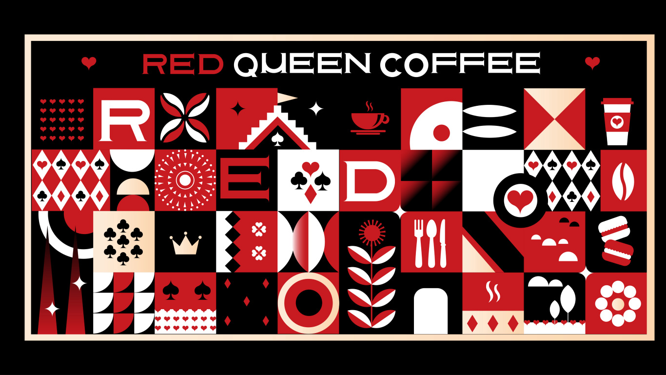 紅皇后咖啡館VI設計圖12