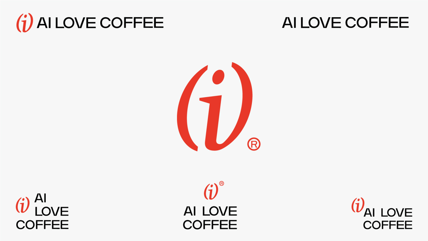ai love coffee 咖啡品牌LOGO設計圖5