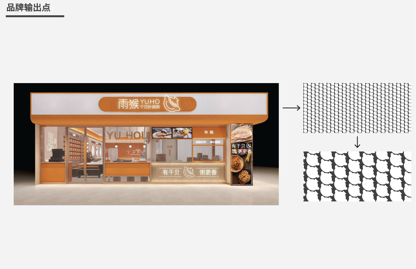 雨猴砂锅粥 - 餐厅VI设计/品牌用品延展/空间导视/宣传物料图20
