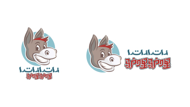 动物卡通形象食品类logo设计