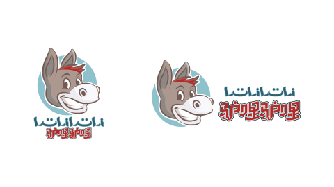 動物卡通形象食品類logo設計