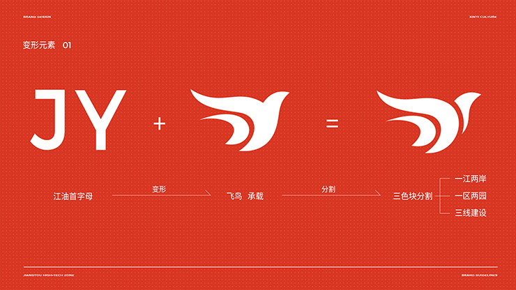 高新區科技產業園logo設計-江油高新區logo設計圖1