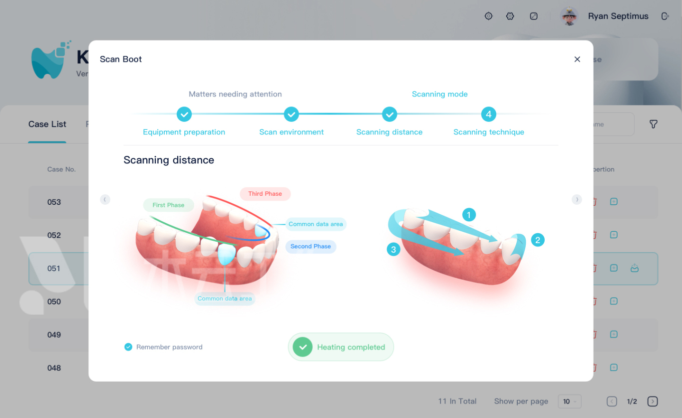 KPDigital牙齒醫療網頁界面UI設計圖0
