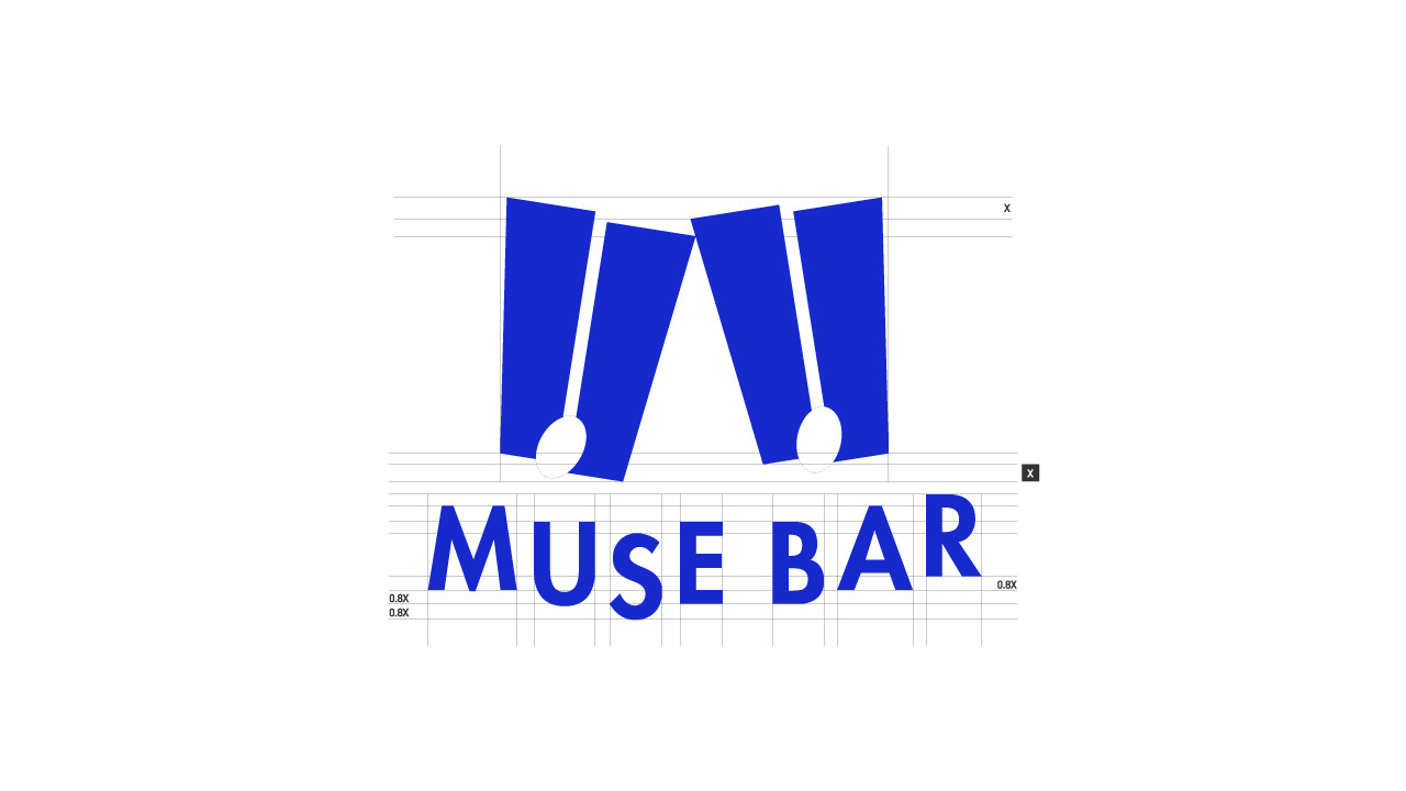 MUSE BAR logo设计 | 音乐酒吧图2