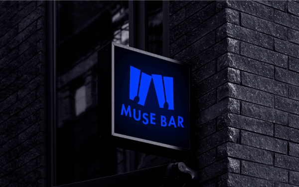MUSE BAR logo設計 | 音樂酒吧