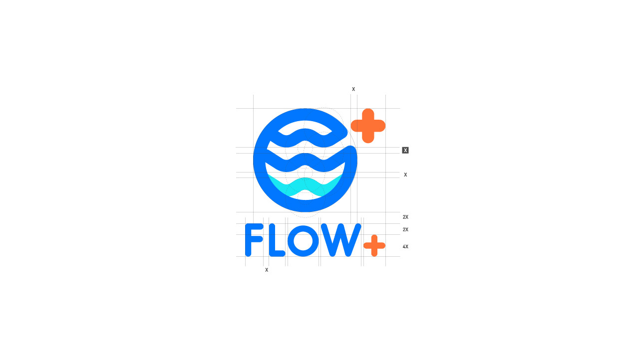 FLOW+ logo设计 | 生物科技图2
