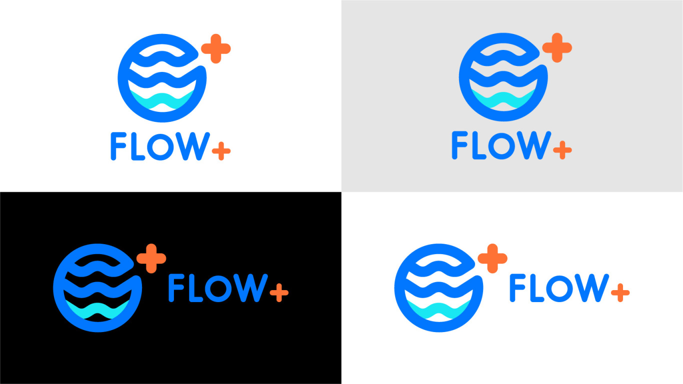 FLOW+ logo设计 | 生物科技图5