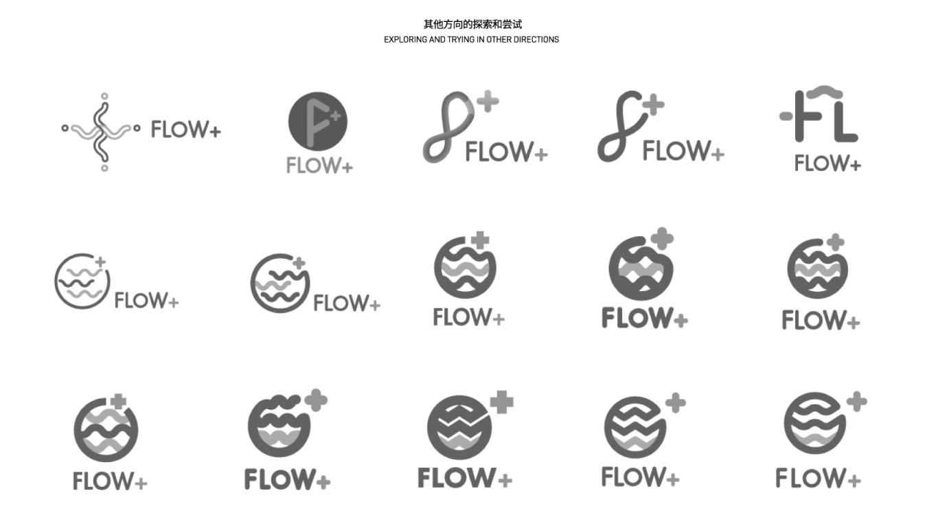 FLOW+ logo设计 | 生物科技图6