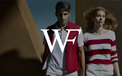 WF商务休闲服装品牌logo设...