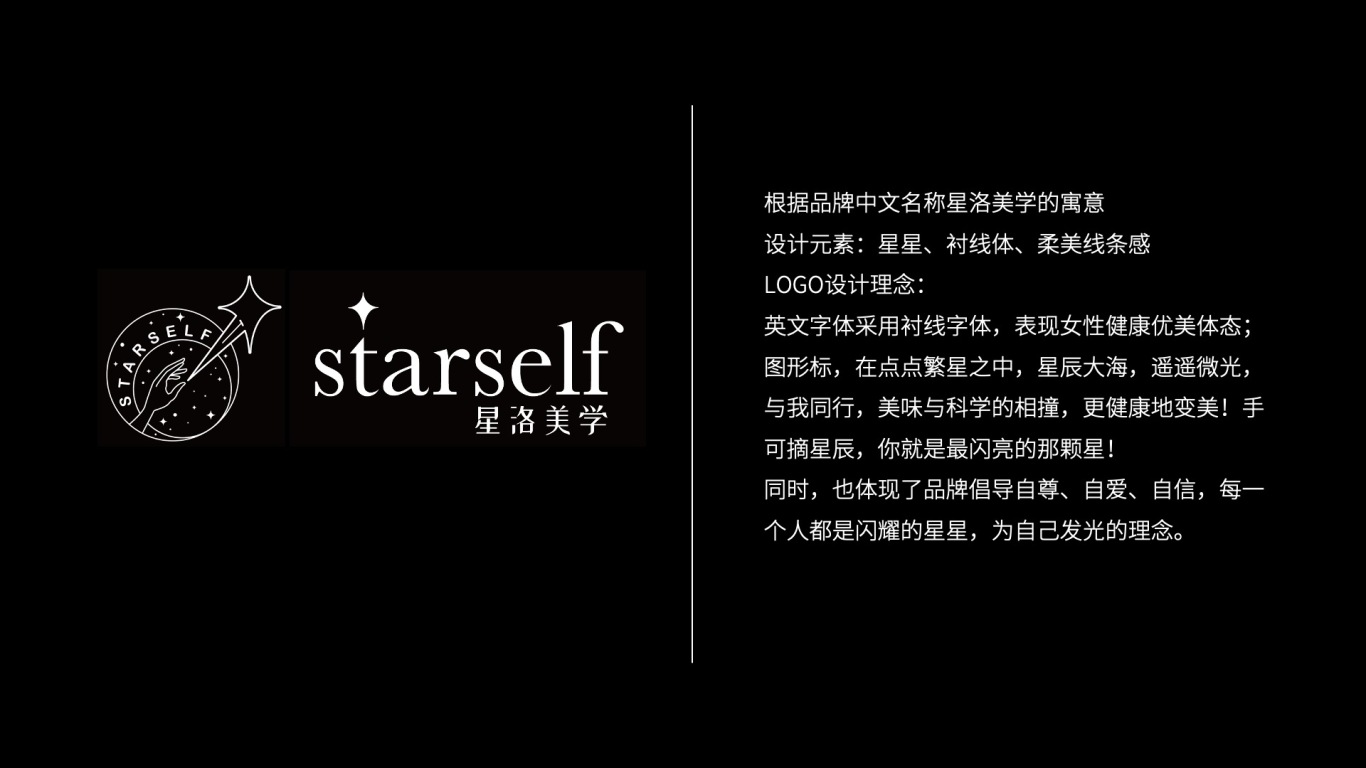 starself 星洛美學 | 代餐奶昔 logo設計圖2