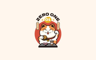 Zero One日式餐廳logo設計