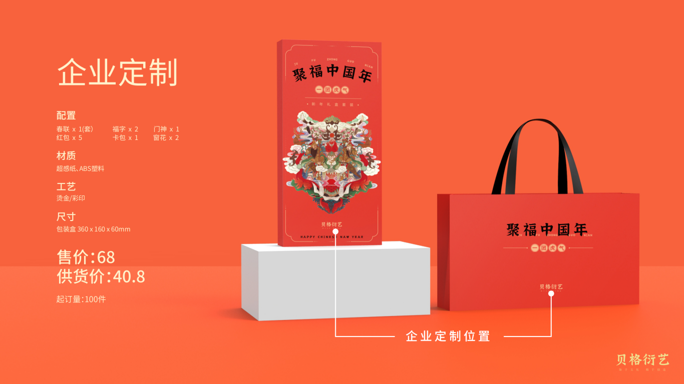 聚福中国年文创礼盒设计两款方案图35