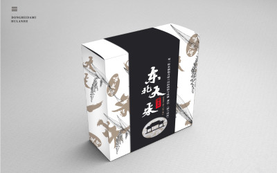 东爵大米创意包装盒设计
