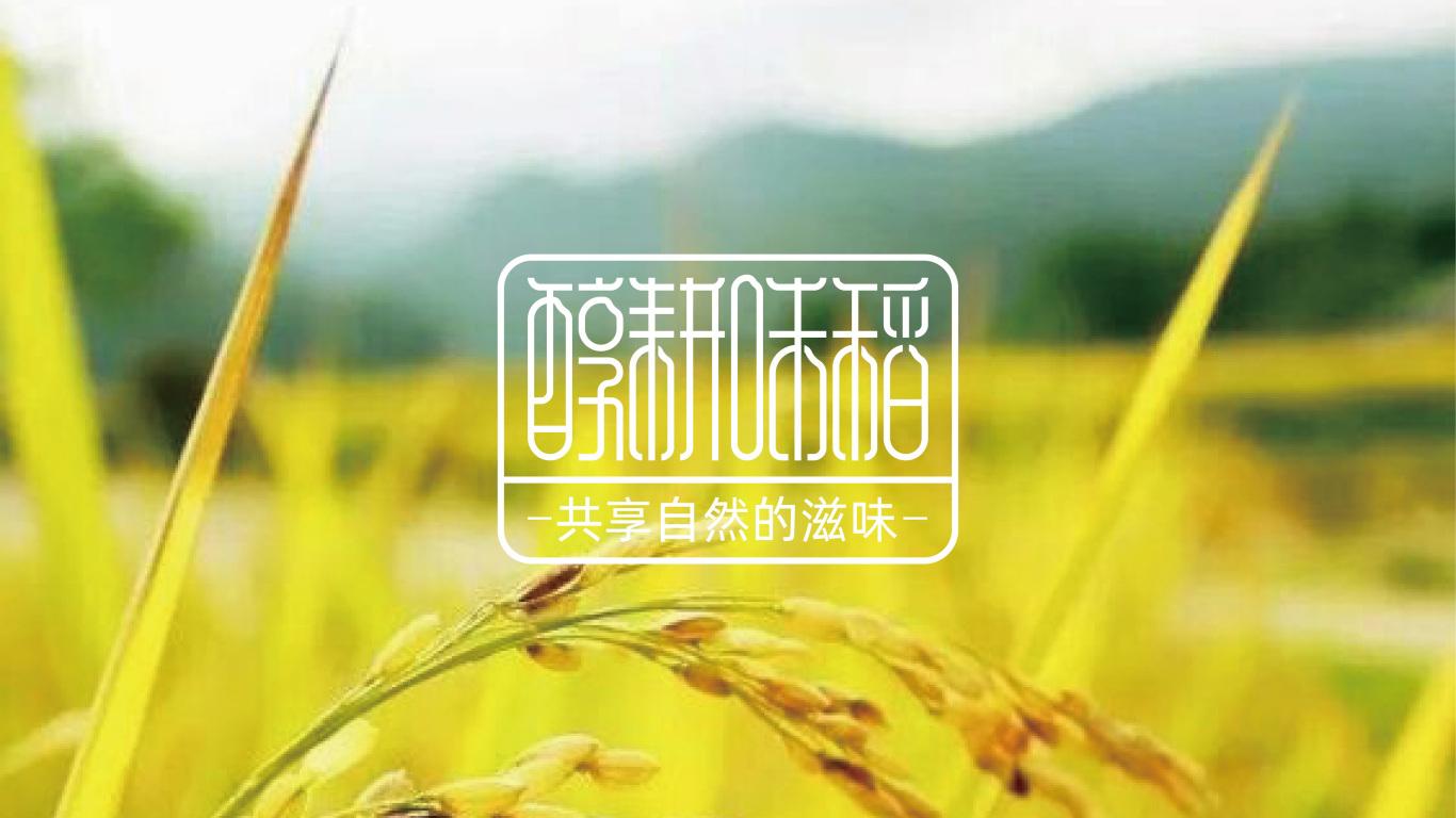 醇耕味稻--大米品牌設計圖1