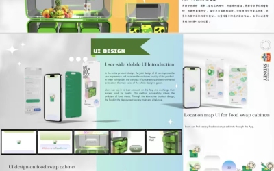 共享食品柜UI&UX設計和中藥...