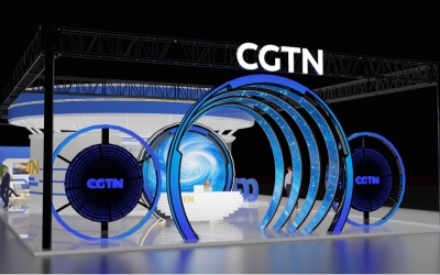CGTN电视台_消博会展位