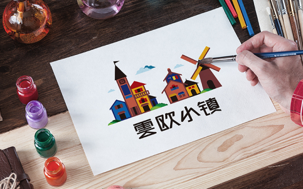 科沁萬佳云歐小鎮品牌logo與包裝設計