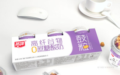 燕塘鼓粒酸奶包裝設計x北斗戰略...