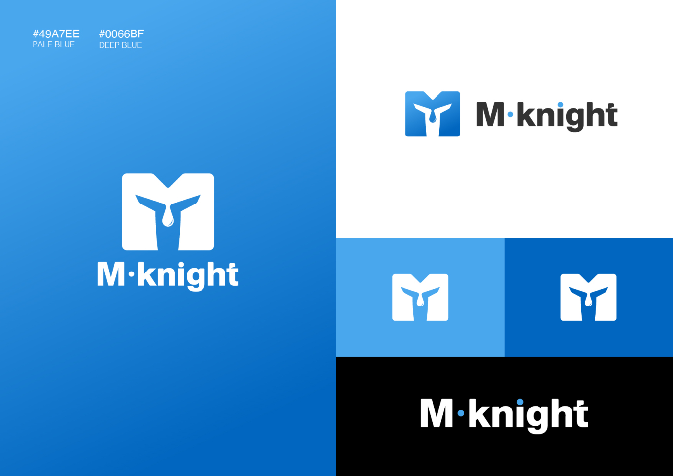 M·knight logo設計圖1